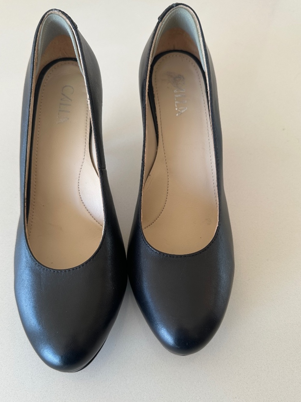 Calia - Sophia Black leather pumps Size 38